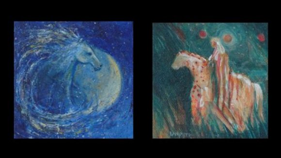 Spirit Horse Mini Paintings