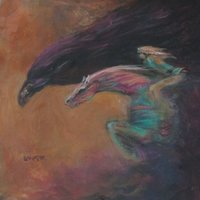 Untitled with Crow 