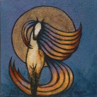 Harvest Moon Horse fine art print colorful buckskin pony
