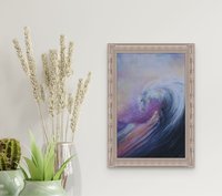 Breath of Life original painting horse art couple lovers