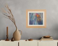 Butterfly Shaman horse art boho colorful wall art print