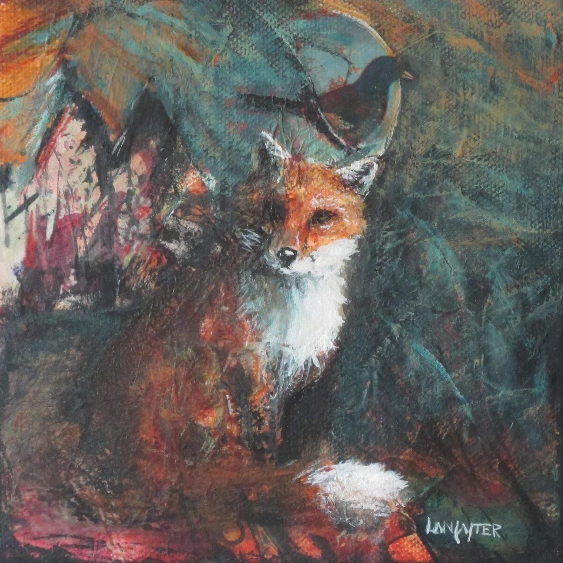 Fox and Blackbird 