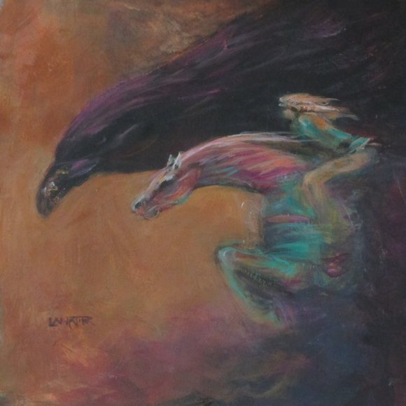 Untitled with Crow 