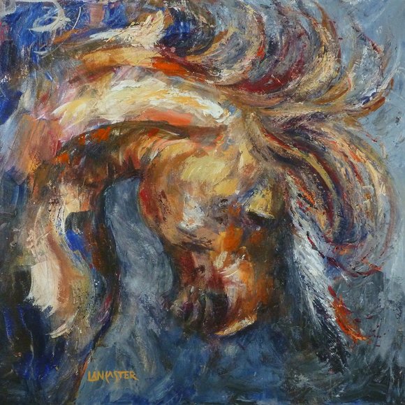 Cheyenne Heart native american mustang horse art print