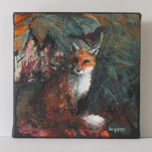 Fox and Blackbird 